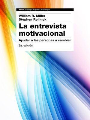 cover image of La entrevista motivacional 3ª edición